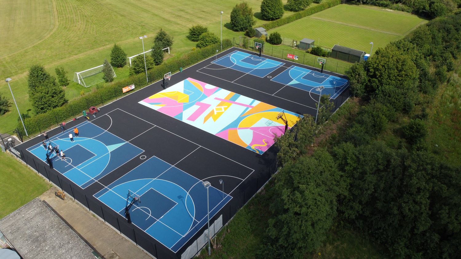 Chelmsford basketball courts