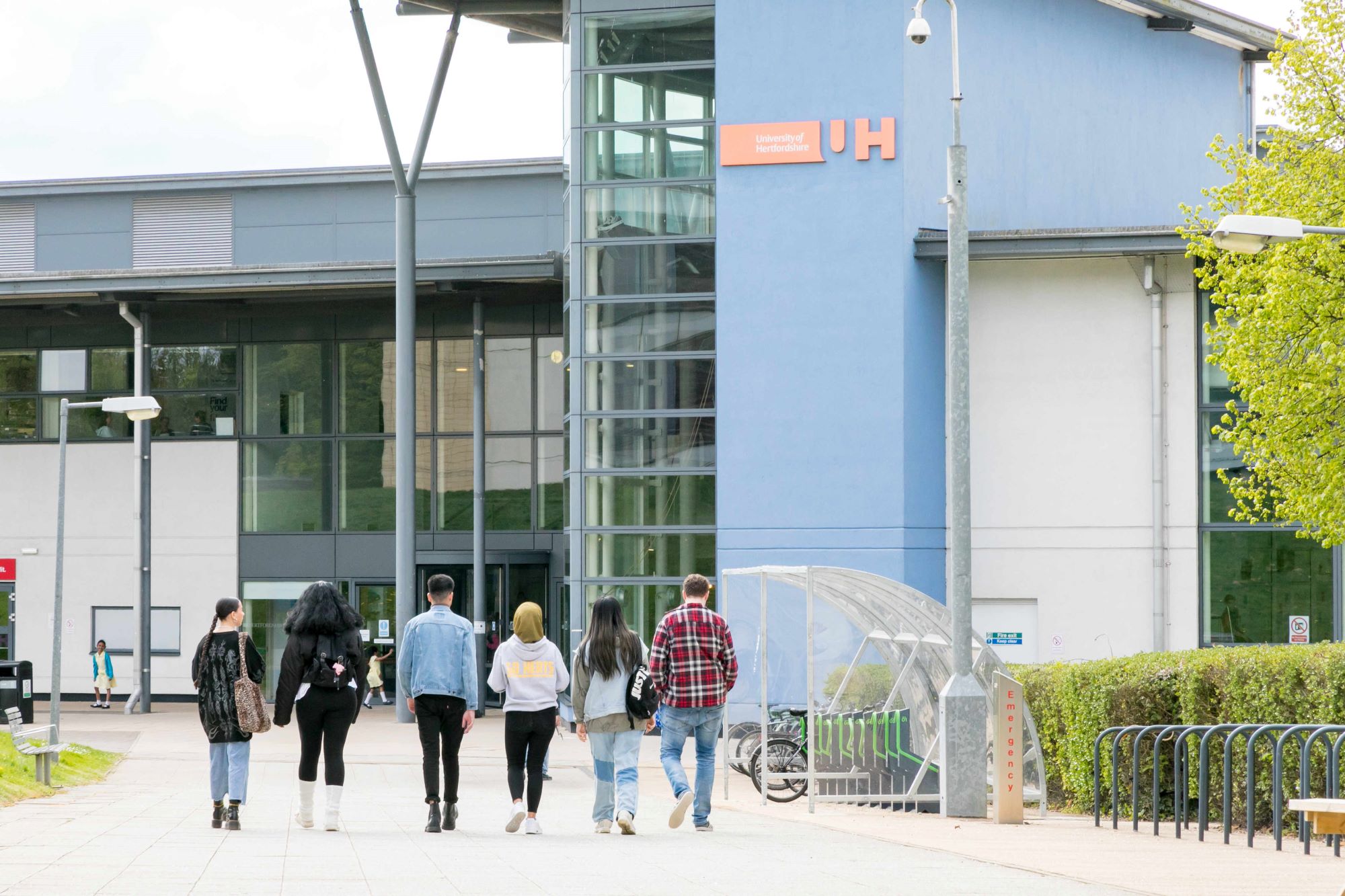 Students on location